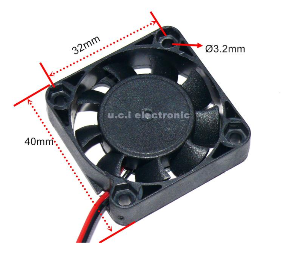 【UCI電子】(D) 4*4風扇 5V 12V 24V 散熱風扇 3D印表機 Makerbot 配件 4010