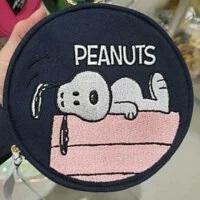 [S] LE.JUNEV SNOOPY MEDIUM POUCH,BLUE, SLJV33 (SLJV33)