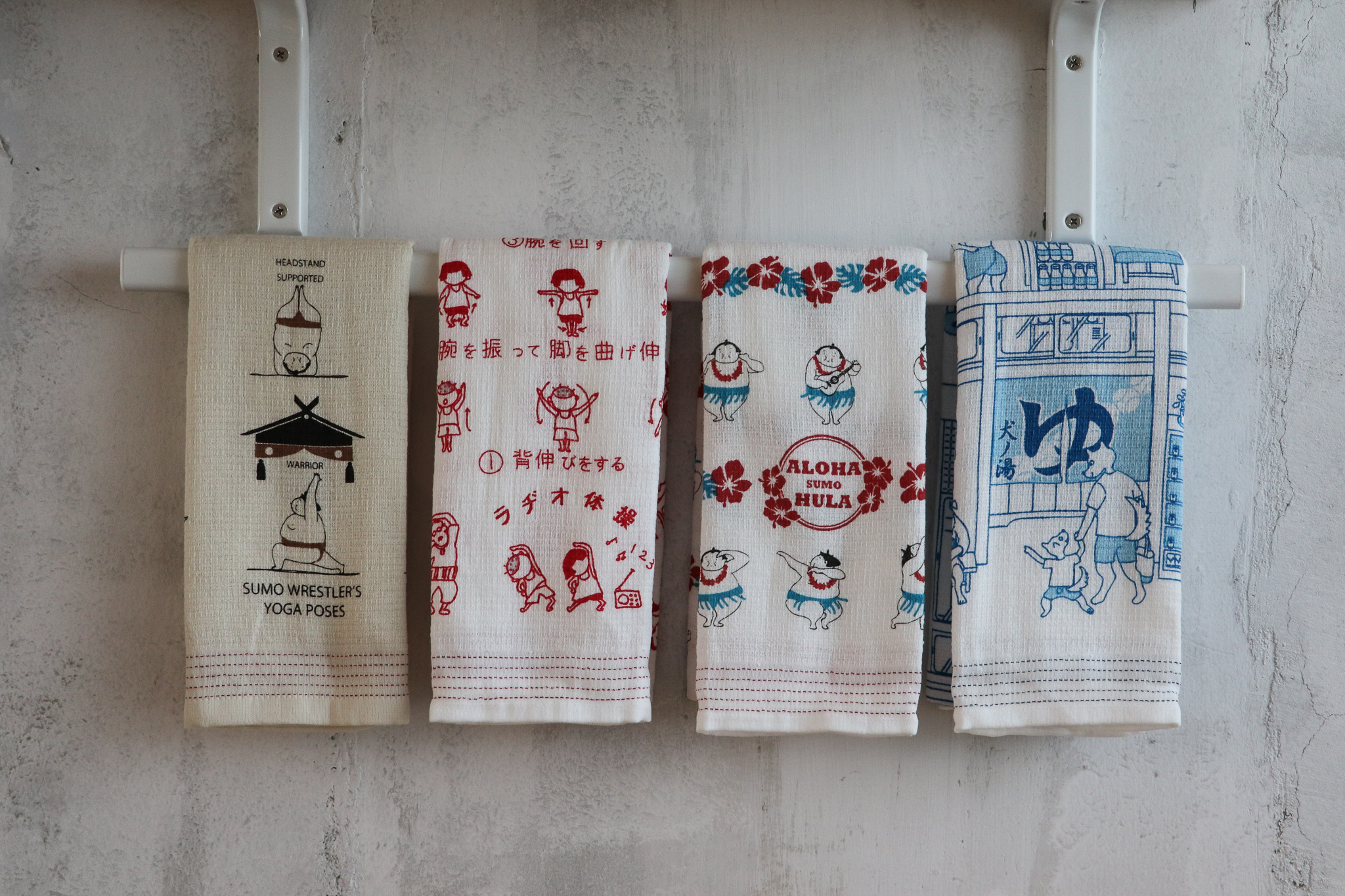 日本 kontex Nunogoyomi 多用途 純棉輕薄長巾 毛巾