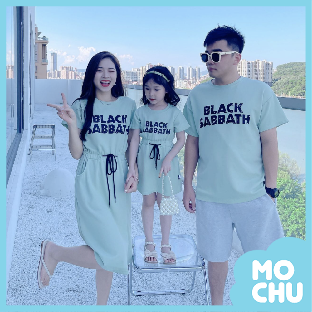 休閒風抽繩親子裝