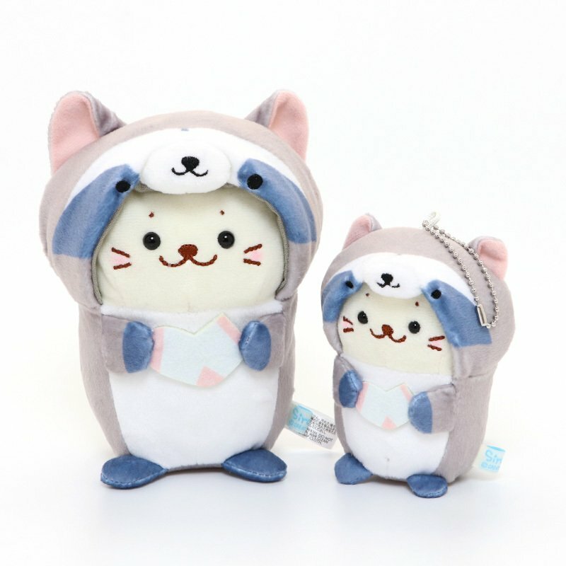 Sirotan ( 絨毛娃娃 15.5CM / 絨毛鑰匙圈 10.5CM ) -浣熊 