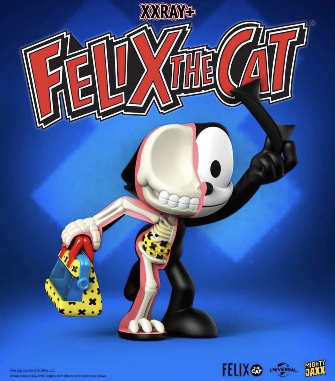 MIGHTY JAXX XXRAY+ FELIX THE CAT FIGURE 菲力貓半剖公仔