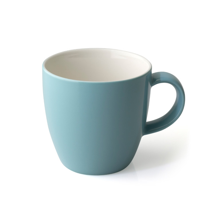 FORLIFE經典圓潤茶杯/咖啡杯單-湖水藍