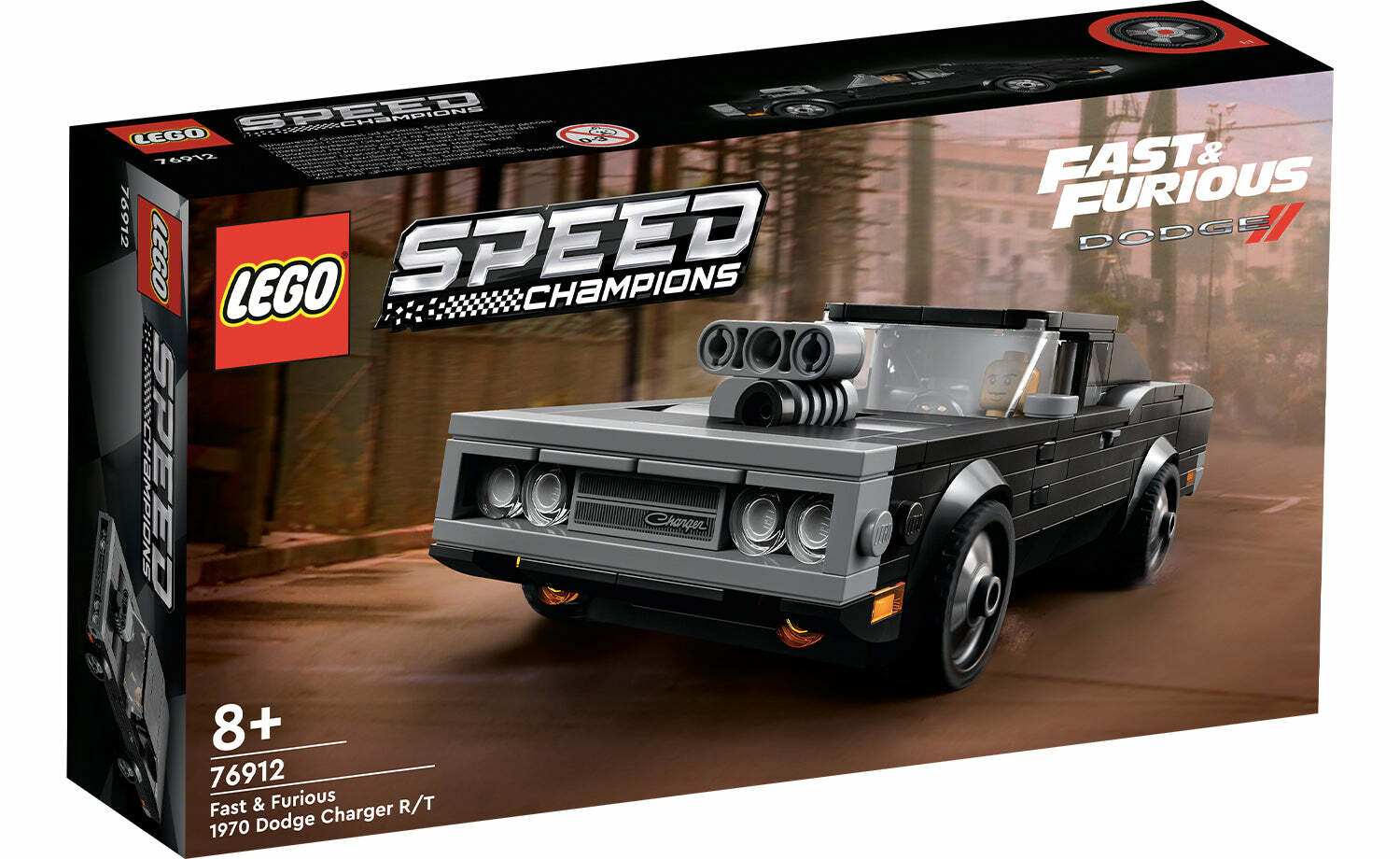 [飛米樂高積木磚賣店] LEGO 76912 SPEED-玩命關頭1970DodgeChargerR/T