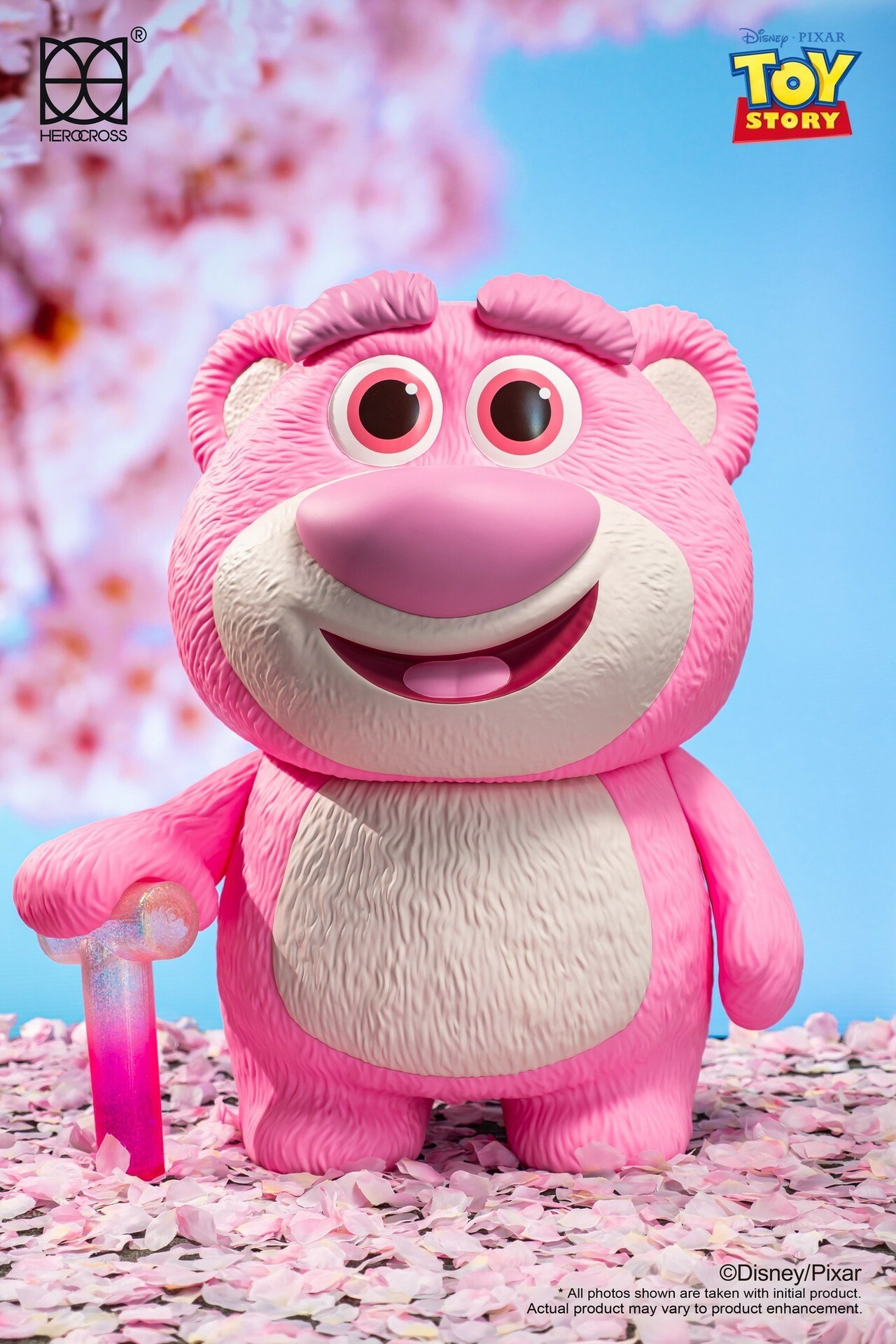HEROCROSS 玩具總動員 熊抱哥 櫻花版 限量款 公仔
