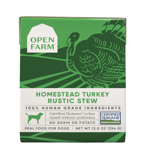 OPEN FARM 燉煮火雞肉狗濕糧包 12.5OZ