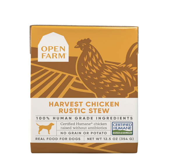 OPEN FARM 燉煮雞肉狗濕糧包 12.5OZ