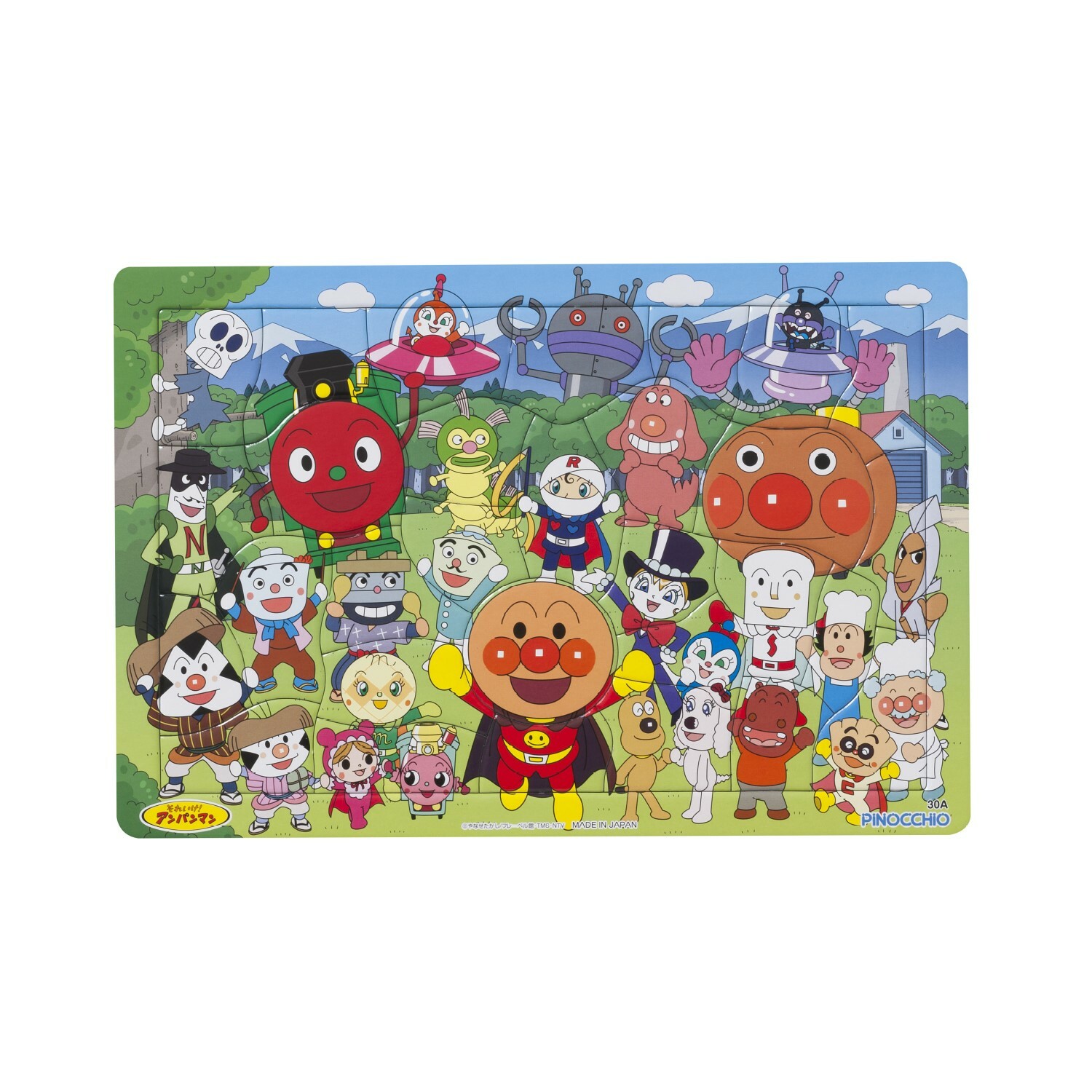 麵包超人天才腦力拼圖 30PCS 麵包超人和朋友