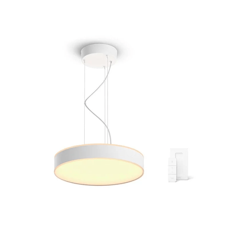 【新登場】Philips 41162 Hue Enrave 黃白光吊燈 白色 (藍牙版)