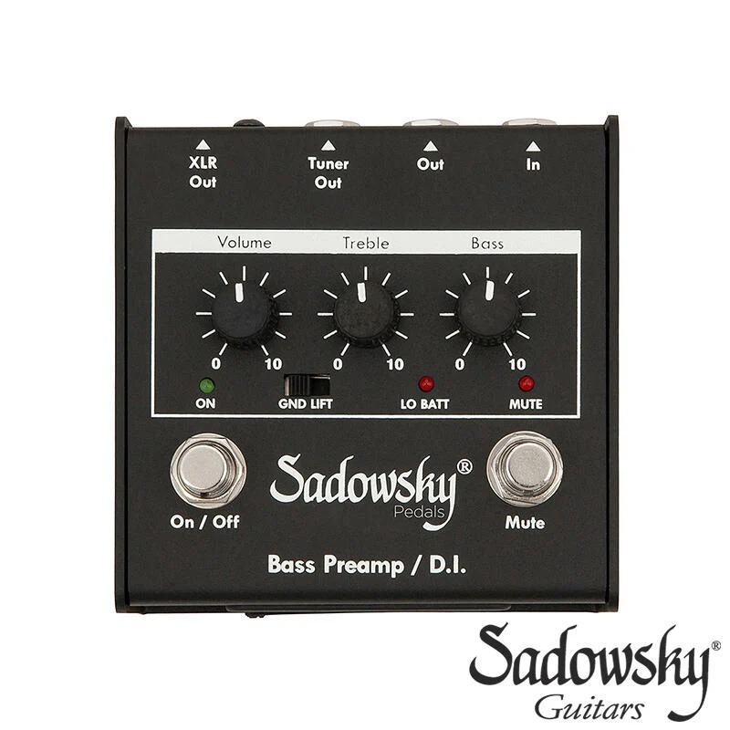 Sadowsky SBP-1 V2 Bass Preamp/DI 前級DI 效果器