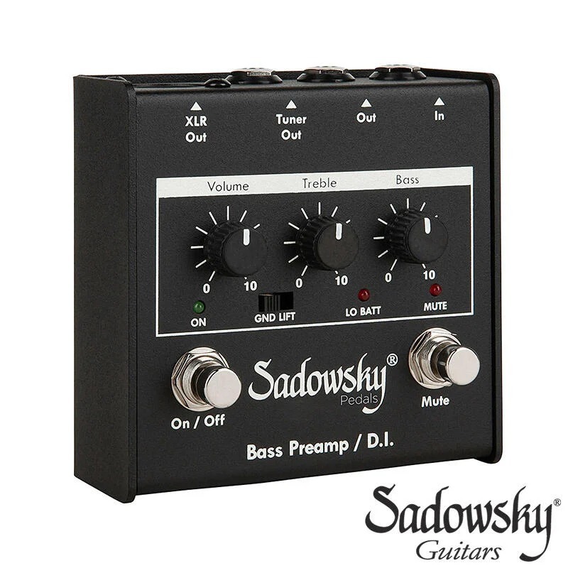 Sadowsky SBP-1 V2 Bass Preamp/DI 前級 DI 效果器