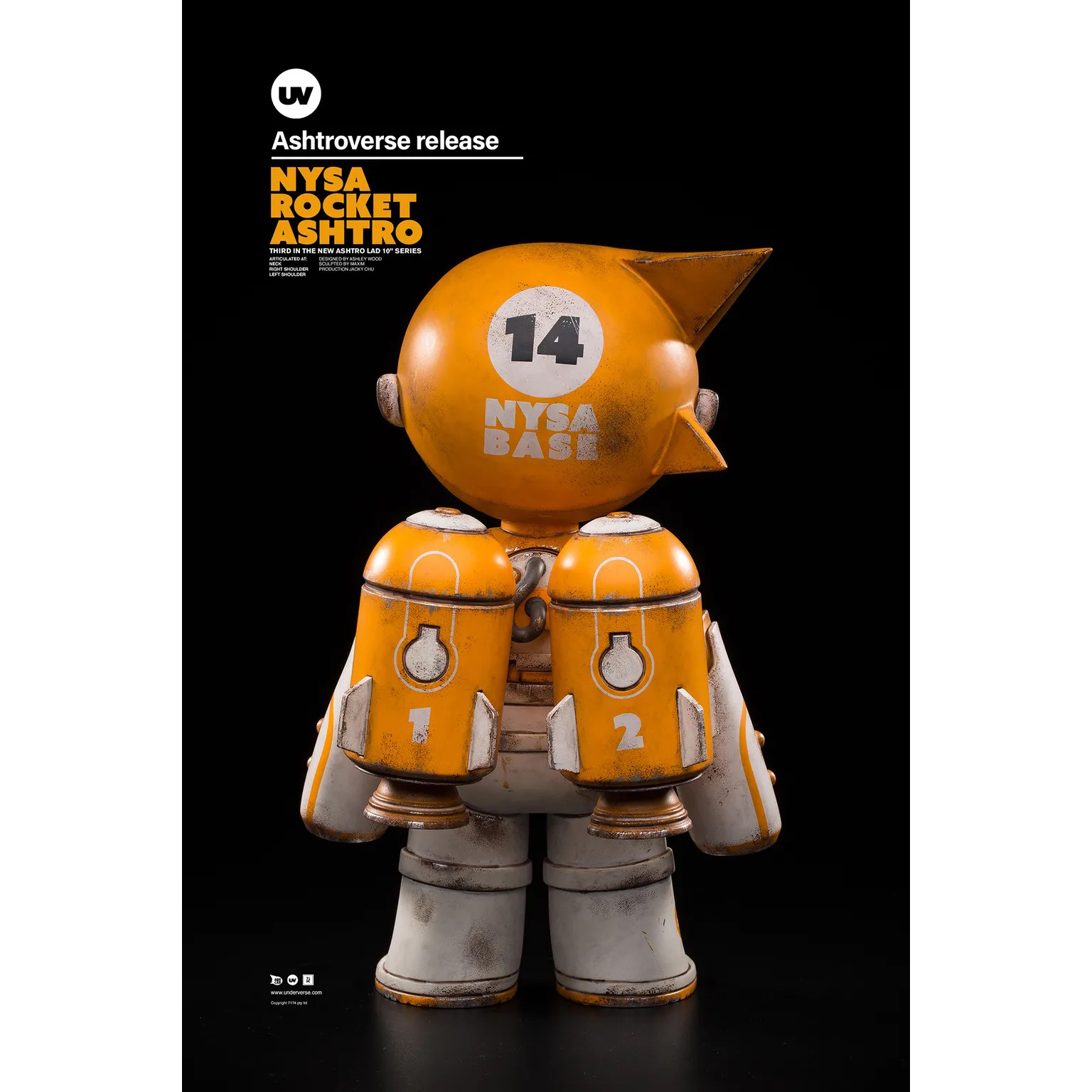 【新品・未開封】NYSA ROCKET ASHTRO LAD IN STOCK，UV UNDERVERSE NYSA ROCKET ASHTRO LAD 10'' Figure Limited