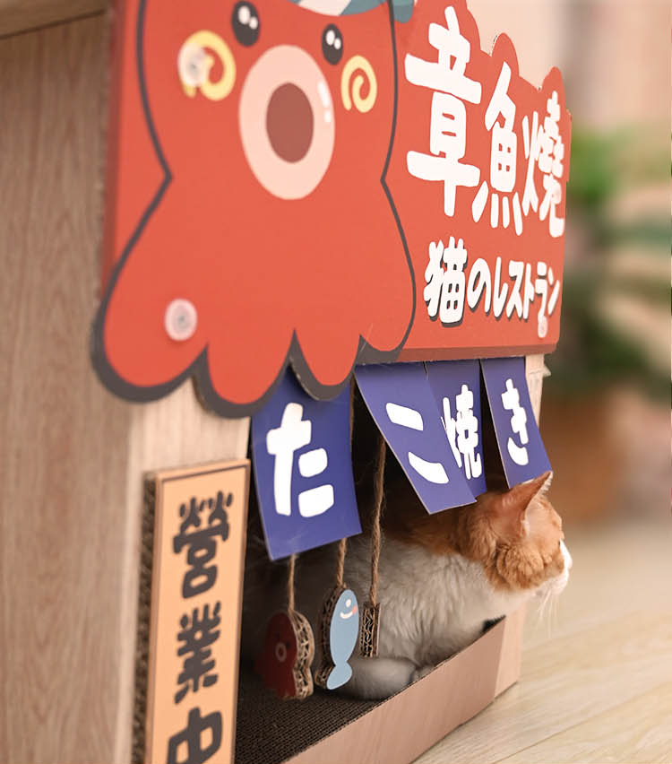 章魚燒貓抓板
