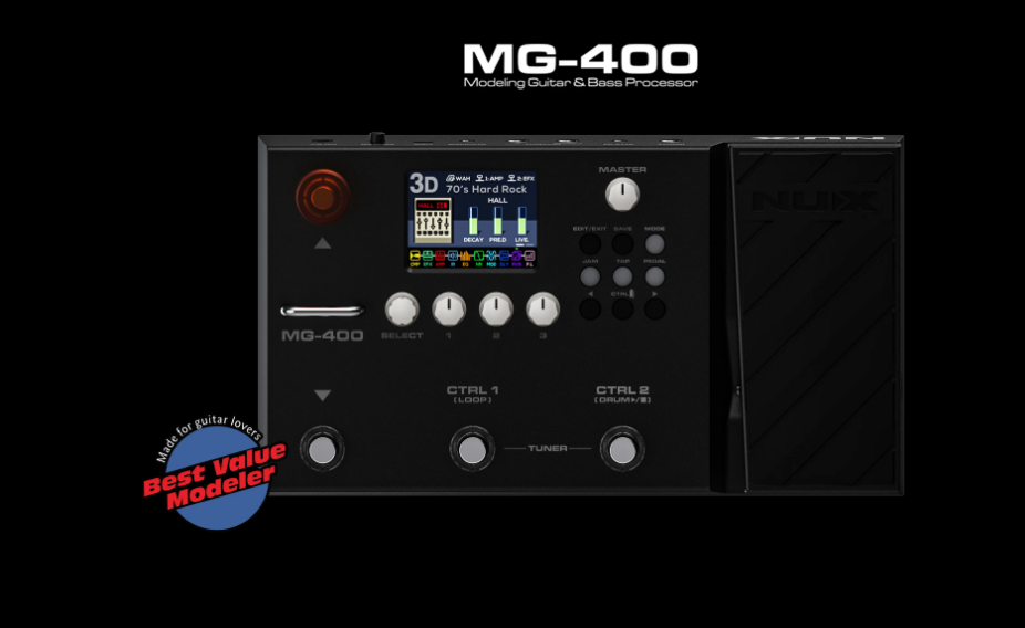 Nux MG-400 Guitar multi Effect Pedals 結他效果器最有價值推介