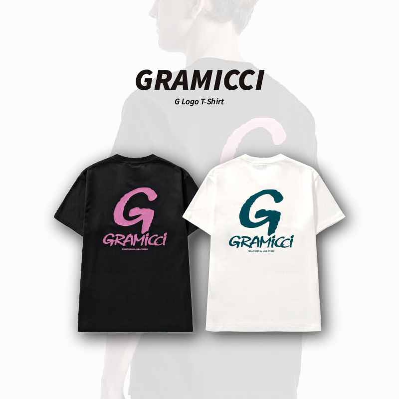 Gramicci G Logo T-Shirt 短袖 背圖Logo 黑色 白色