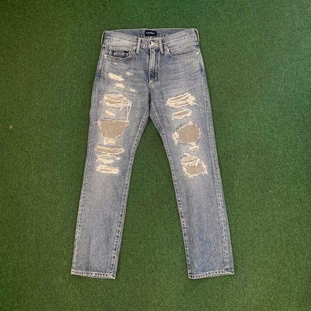DESCENDANT DIN 4 HARD DAMAGED SLIM FIT JEANS - IN STOCK NOW (現貨發售中)
