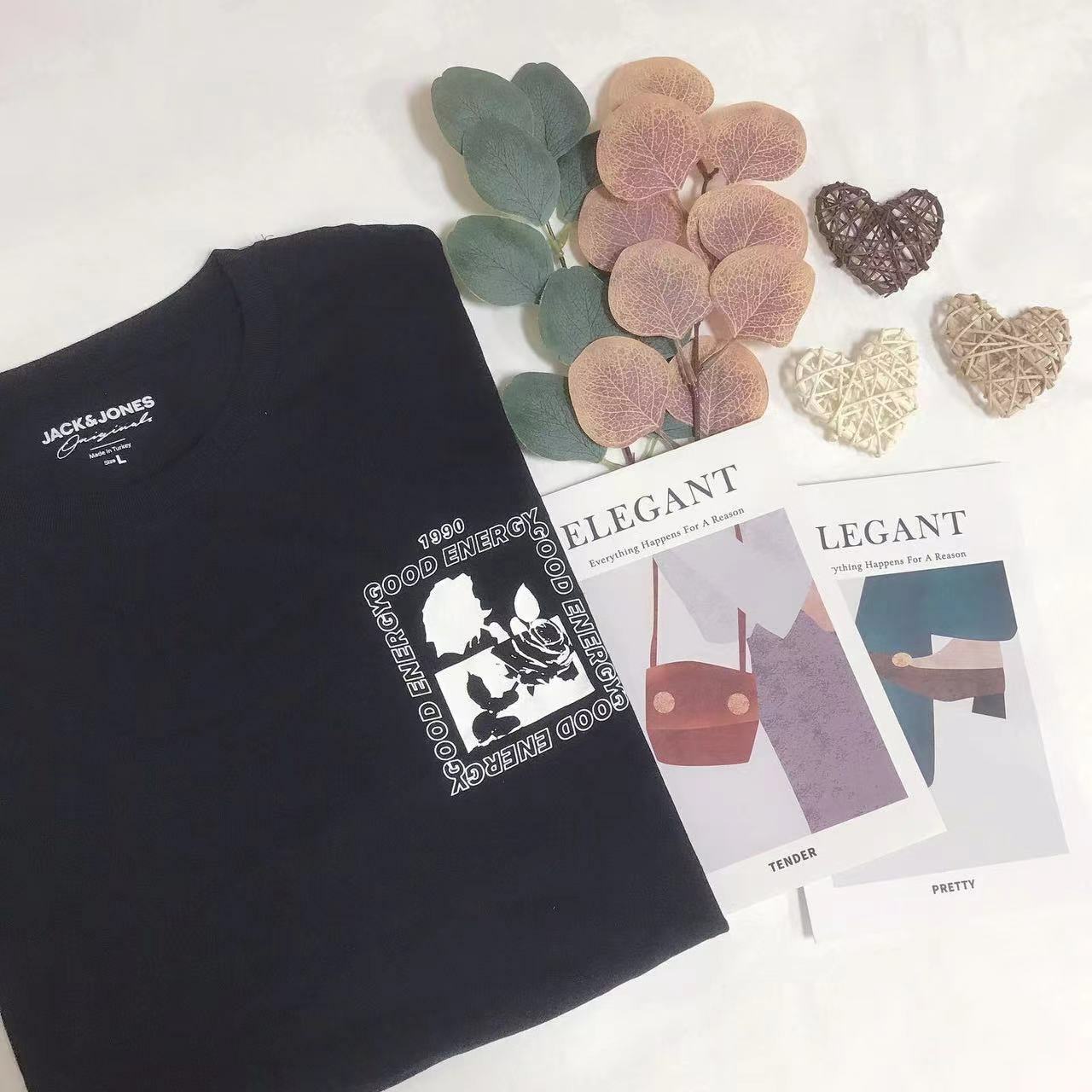 JACK & JONES FLOWER  LOGO TEE