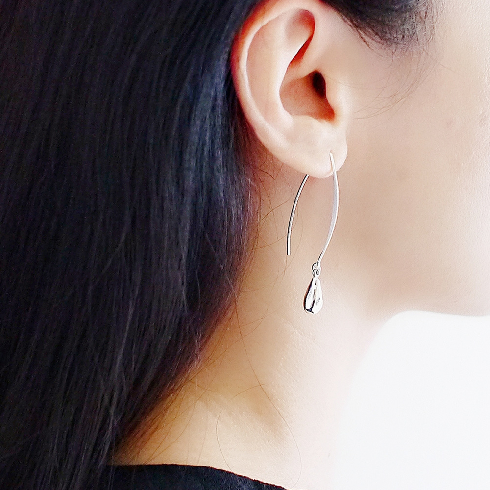 問號純銀耳環/SE720N