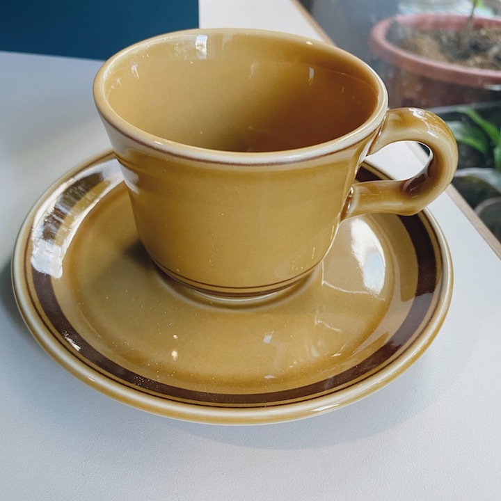 沙漠黃 CountrySide系列 美式復古咖啡杯盤｜ KOYO 日本光洋陶器株式会社