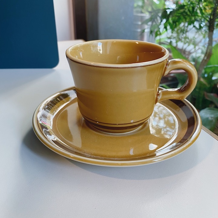沙漠黃 CountrySide系列 美式復古咖啡杯盤｜ KOYO 日本光洋陶器株式会社