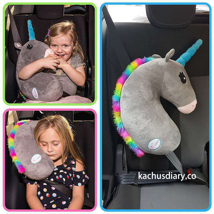 Grey Unicorn Pillow