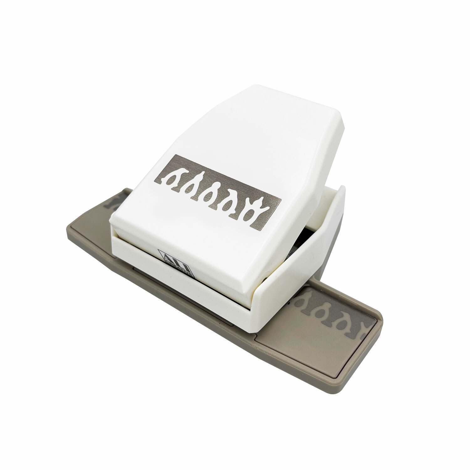 小邊框造型打孔器 | BP02 一排企鵝