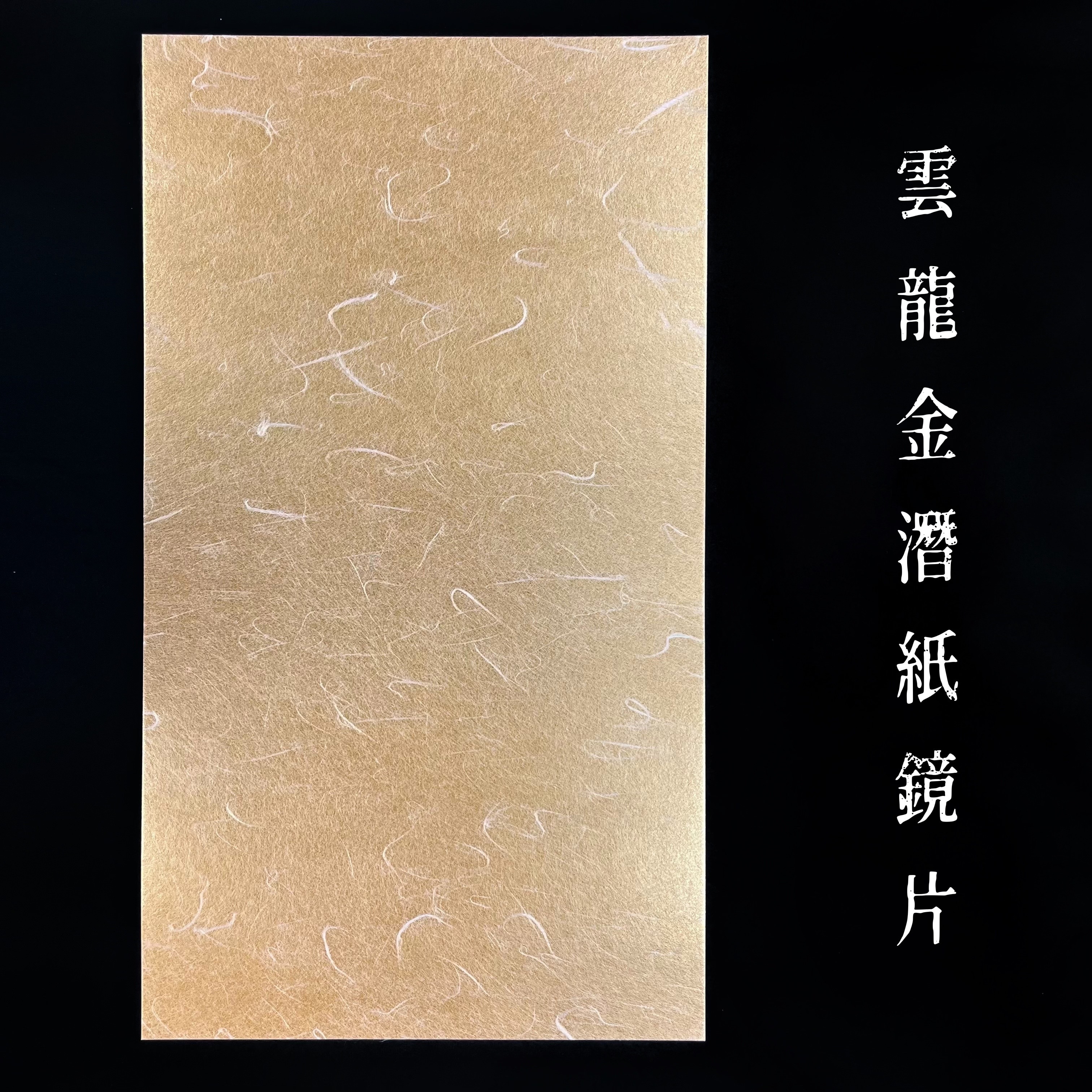 雲龍金潛紙鏡片(長形)