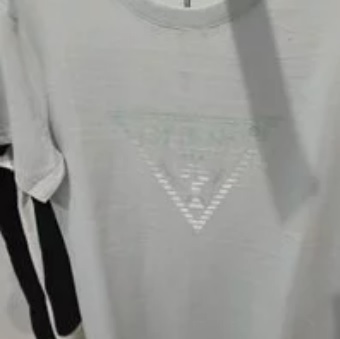 [S] GUESS UNI GRADIENT BEADS TRIANGLE SHORT SLEEVE T-SHIRT, NM2K0340-MINT [FINAL SALE] (SGU58)