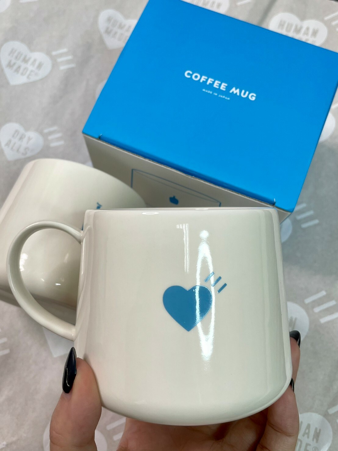 HUMAN MADE Blue Bottle Beige Mug Coffee Cup