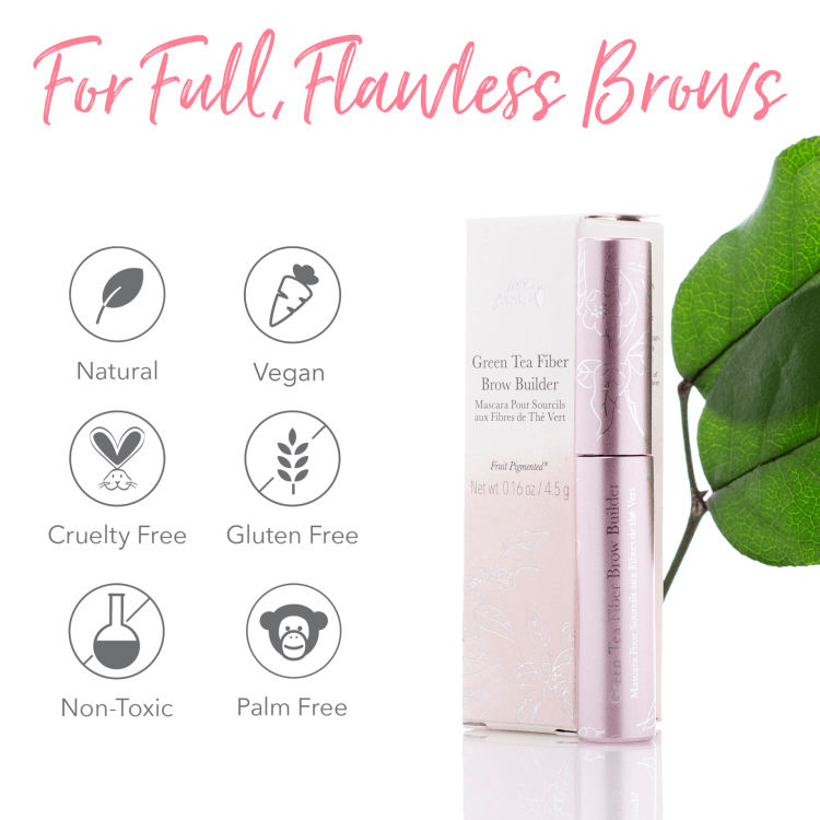 美國100%Pure綠茶纖維染眉膠 I 水果色素