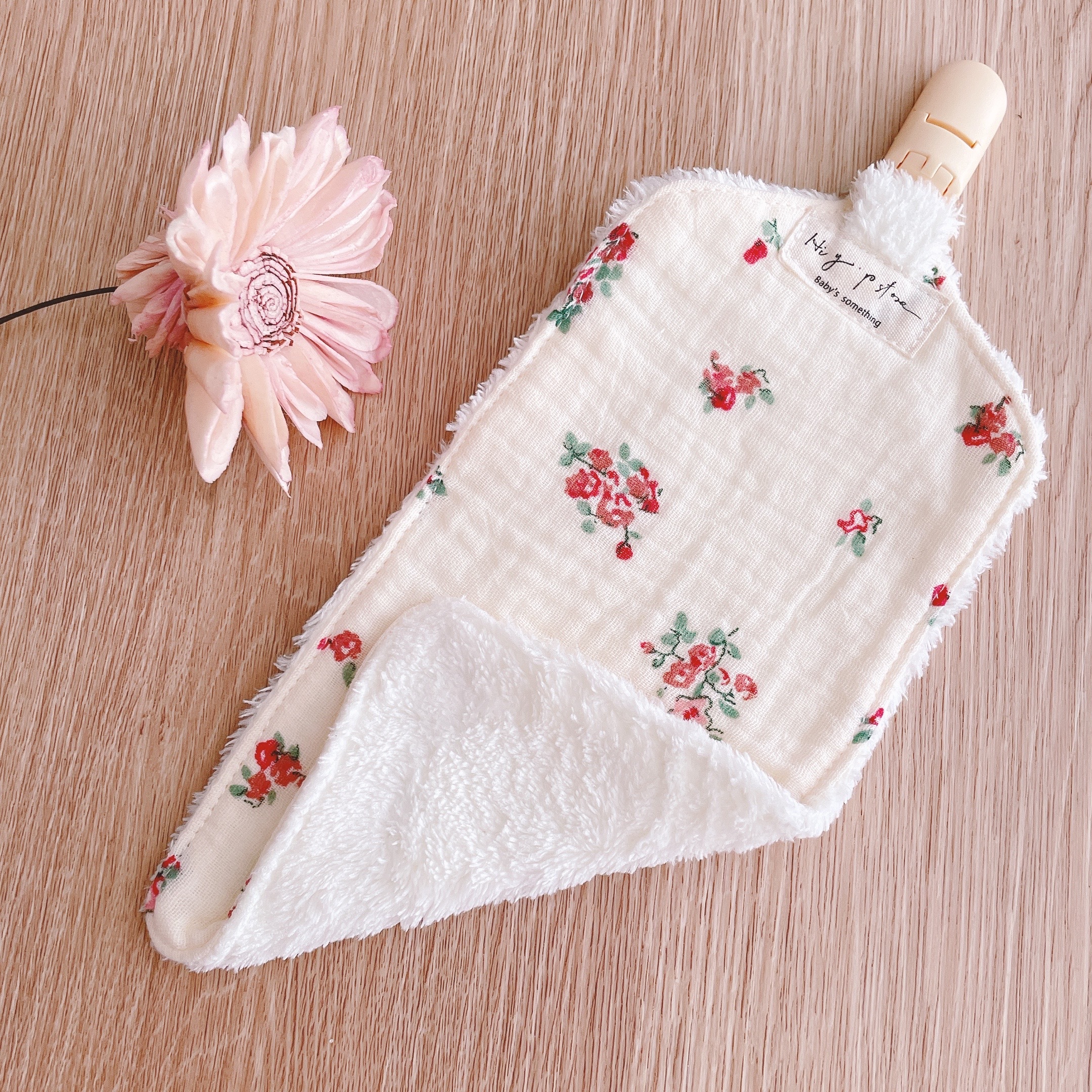 Hi Y.P store-手作手帕夾-熱戀玫瑰