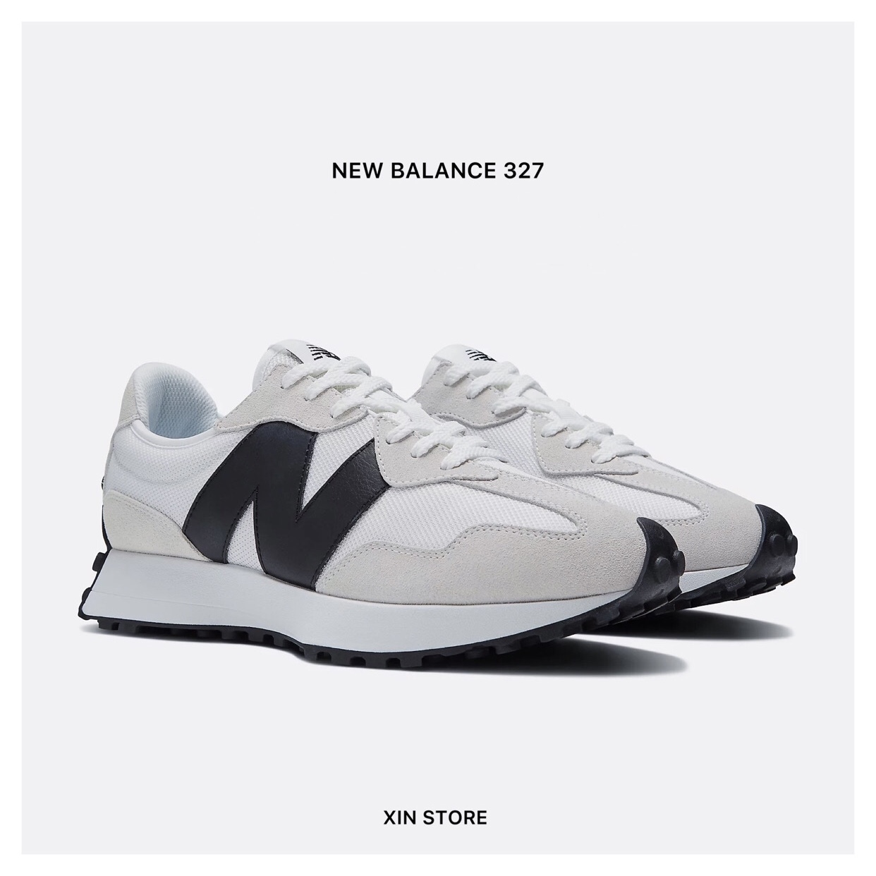 New Balance NB 327 復古 厚底 麂皮 休閒鞋 慢跑鞋 海鹽黑