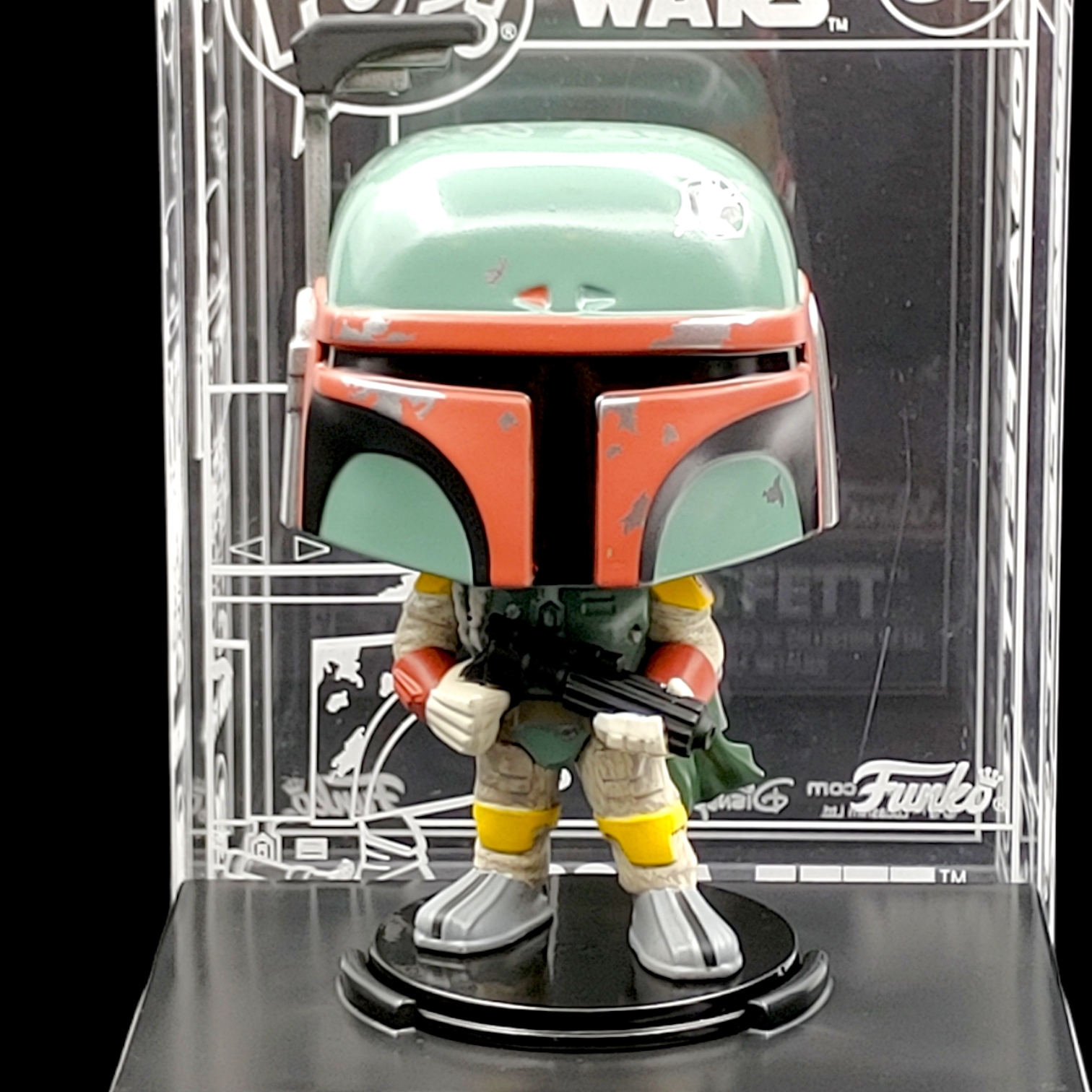 FUNKO POP<星球大戰StarWars>波巴費特(透明盒合金)-No.01