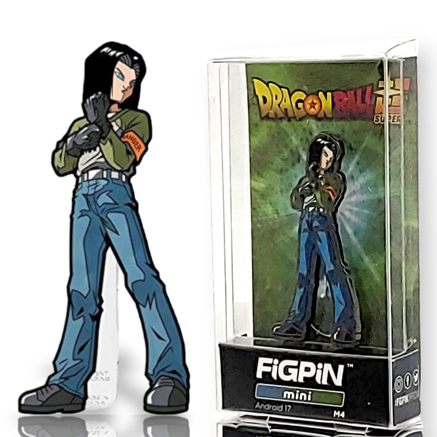 FIGPIN Mini(2吋)人造人17號襟章擺設