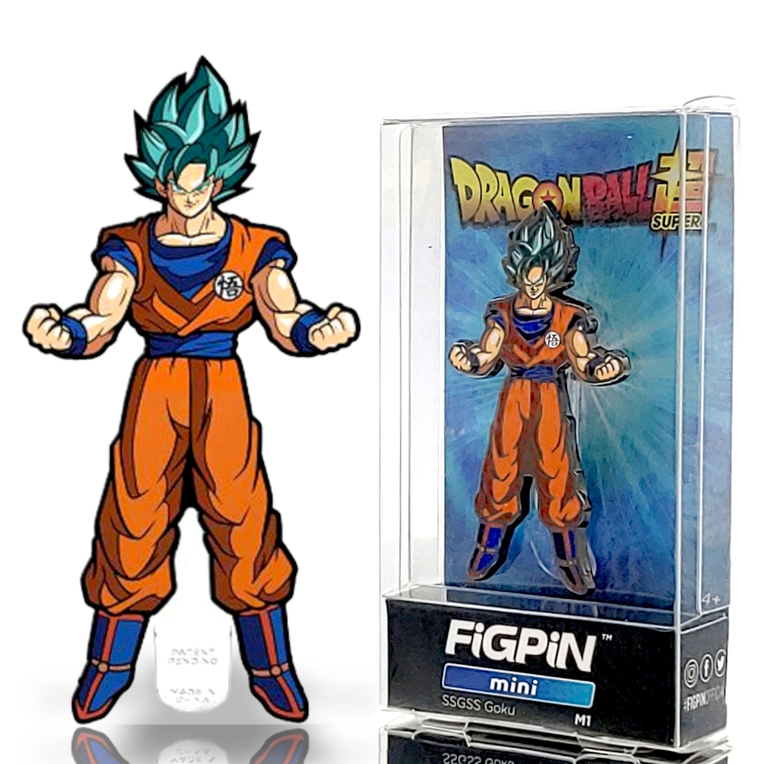 FIGPIN Mini(2吋)超藍悟空襟章擺設