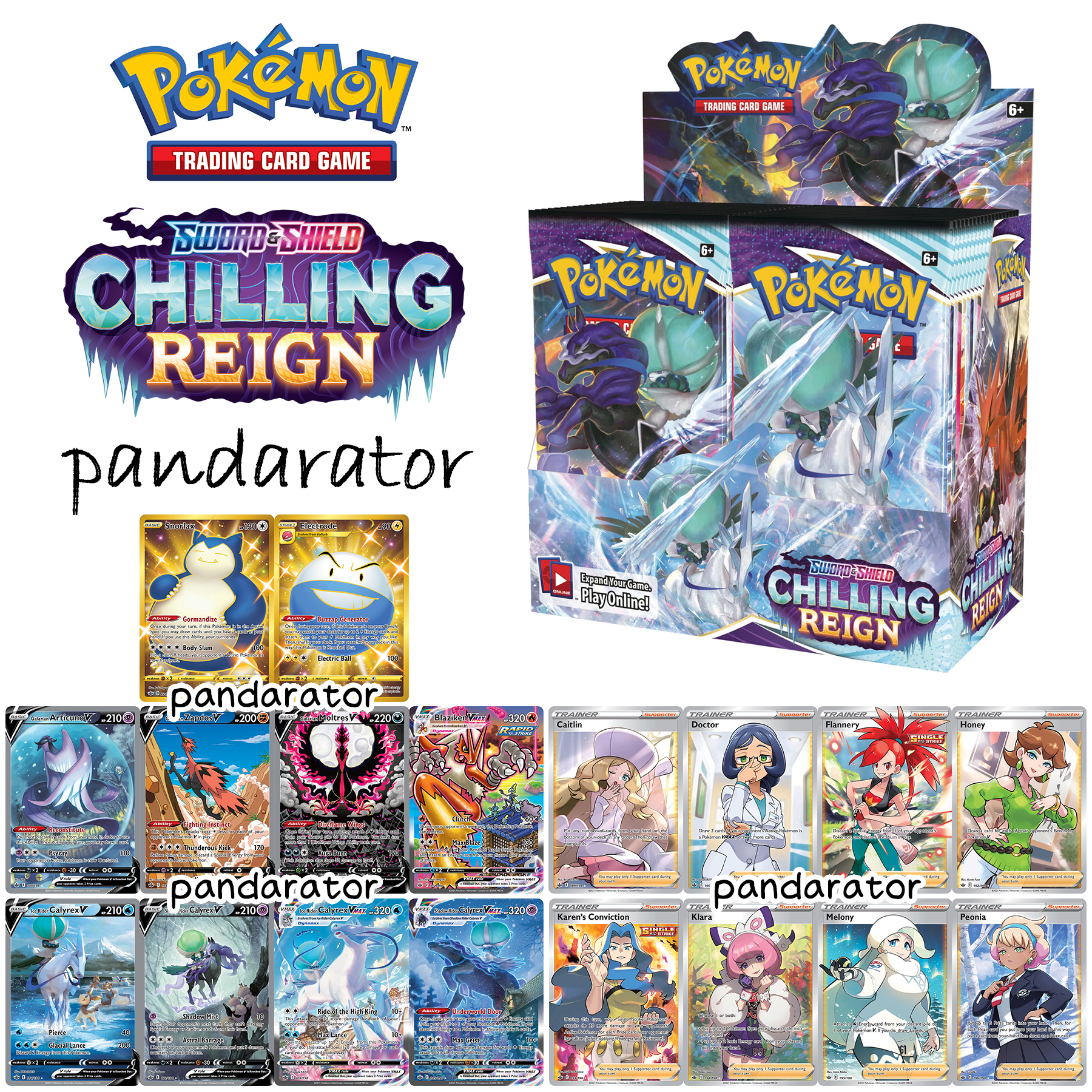 SS6 Chilling Reign Booster Box 原盒 (36 pack)