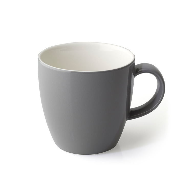FORLIFE經典圓潤茶杯/咖啡杯單-灰