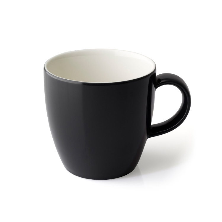 FORLIFE經典圓潤茶杯/咖啡杯單-碳黑