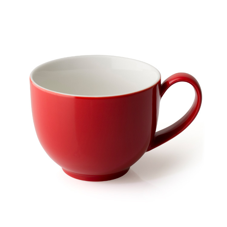 FORLIFE Q系列陶瓷茶杯/咖啡杯-紅