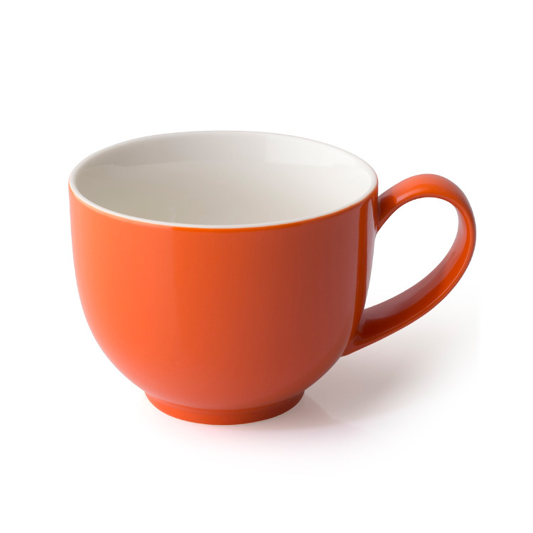 FORLIFE Q系列陶瓷茶杯/咖啡杯-紅蘿蔔橘