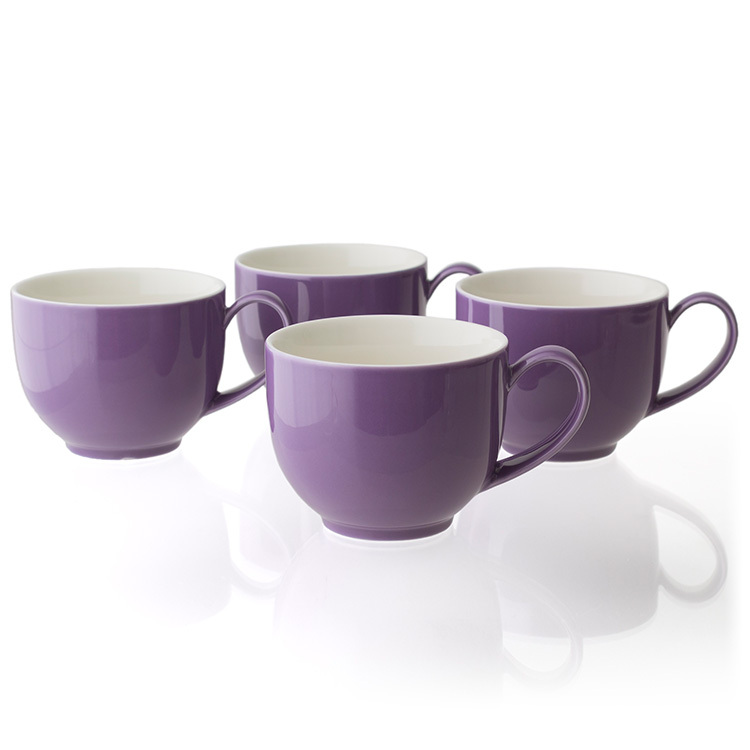 FORLIFE Q系列陶瓷茶杯/咖啡杯-紫