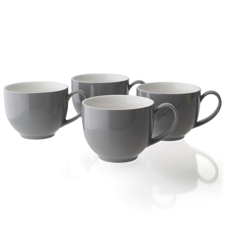 FORLIFE Q系列陶瓷茶杯/咖啡杯-灰