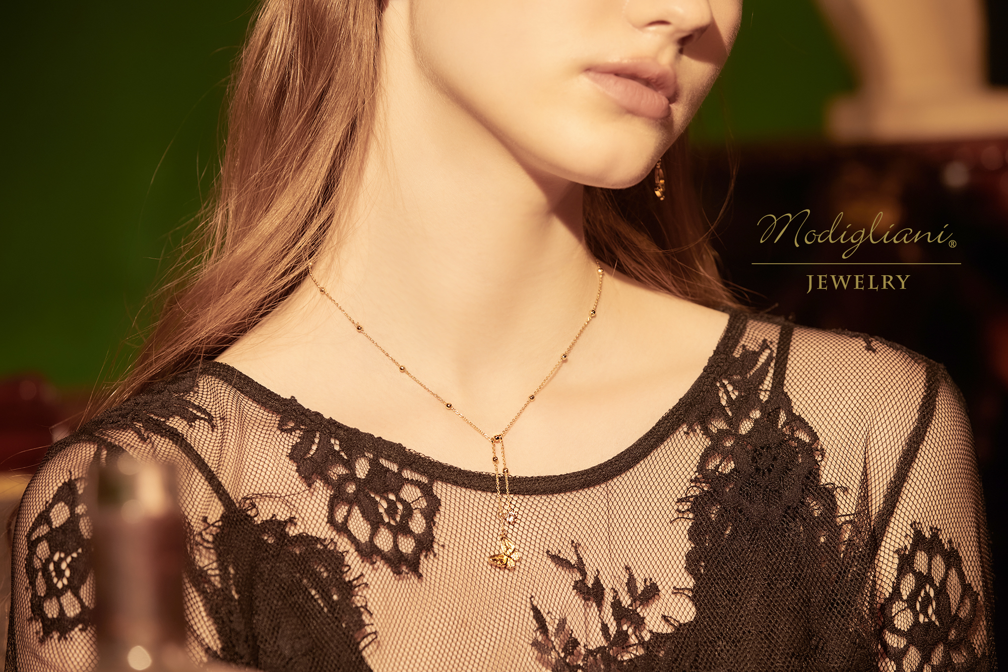 黃銅飾品,黃銅,氣質,蝴蝶,項鍊,精緻,18K金,鋯石,