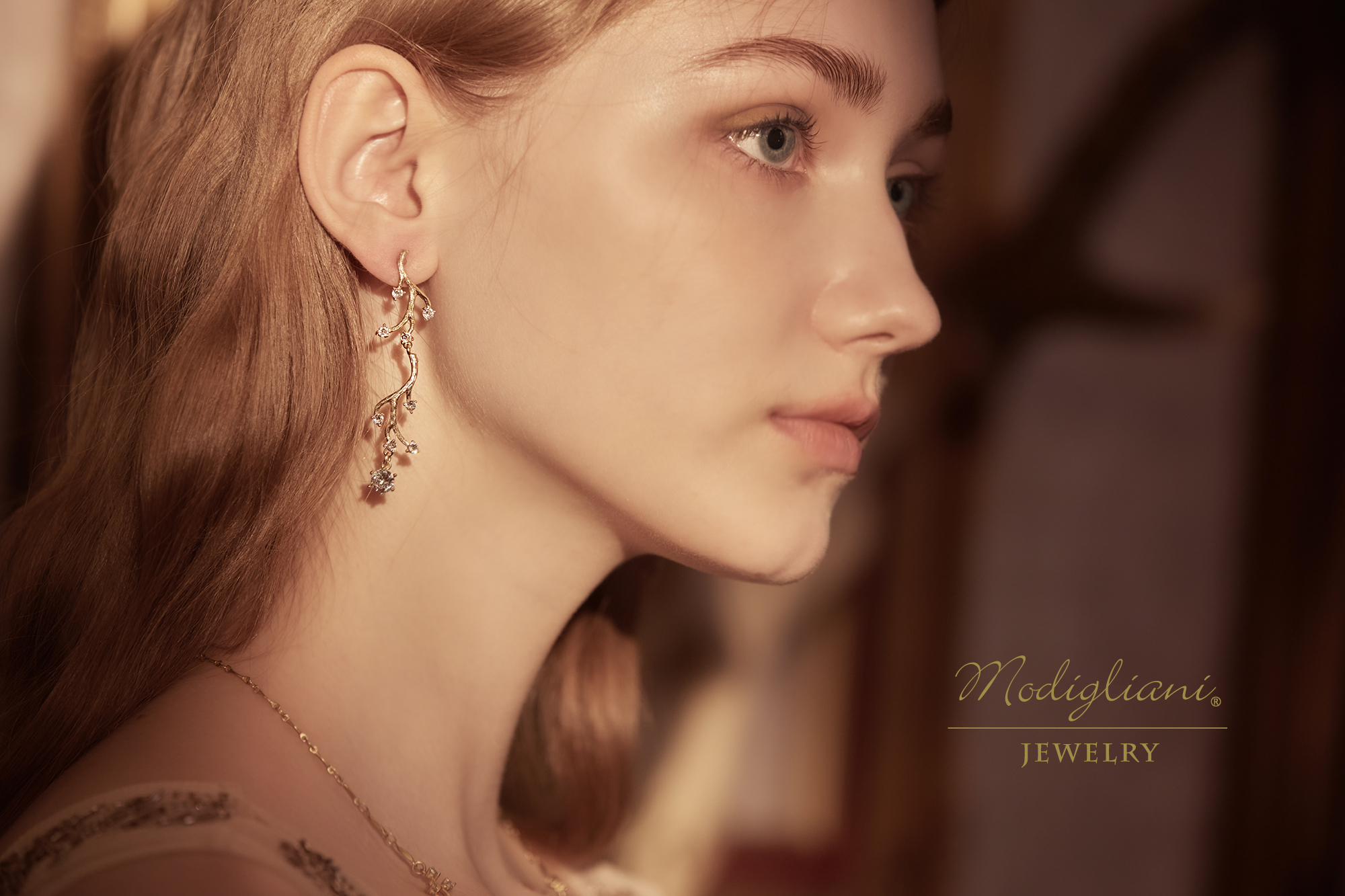 黃銅飾品,黃銅,簡約,百搭,耳環,氣質,鋯石,花草