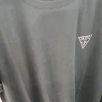 [S] GUESS MINI TRIANGLE SHORT SLEEVE T-SHIRT,BLACK, MM2K8460-BLK [FINAL SALE] (SGU74)