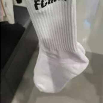 [S] FCMM CLASSIC RIBBED SOCKS,WHITE, SMB17 (SMB17)