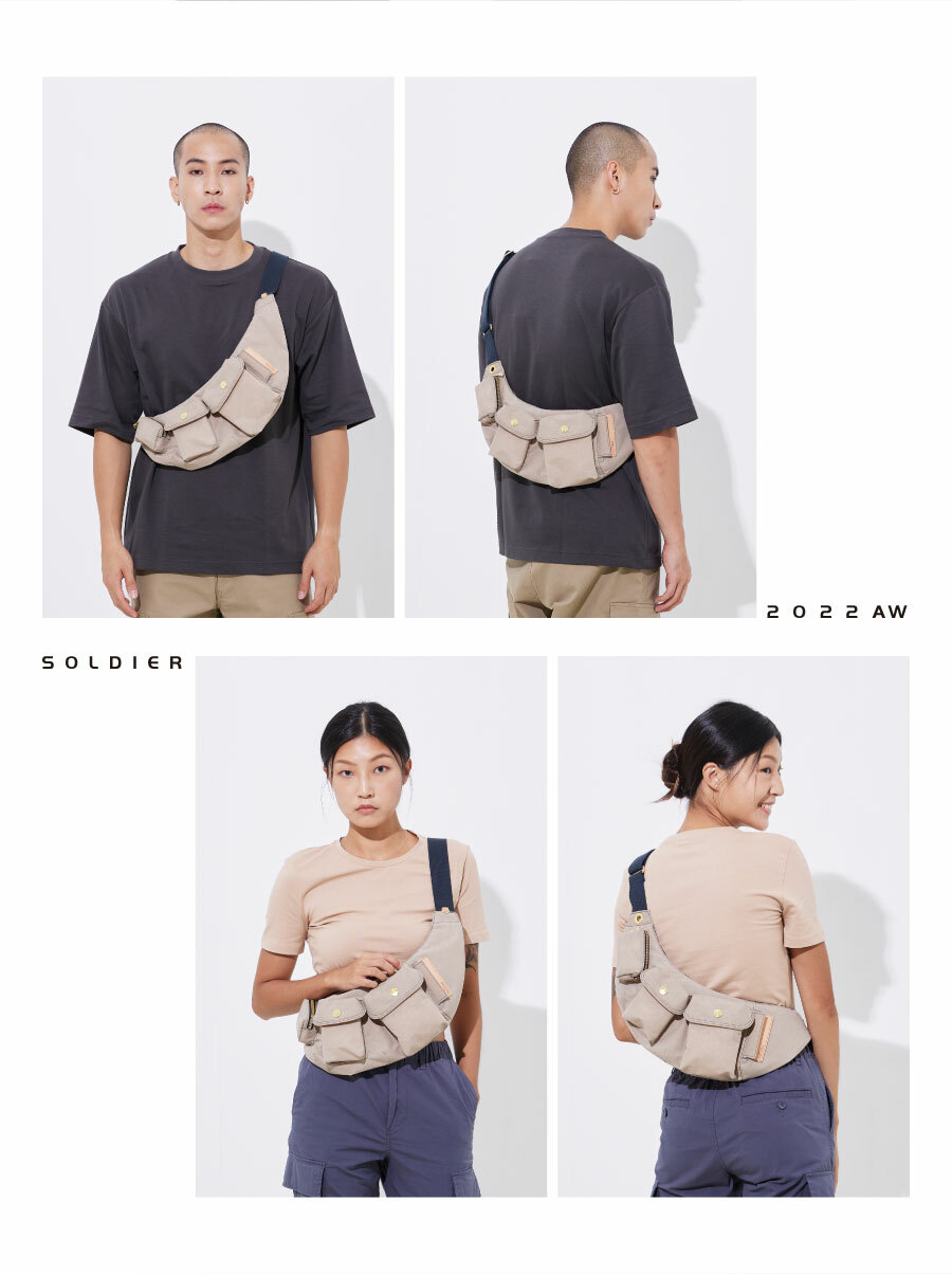 藍色斜背包 男包 女包 包包推薦 輕量包推薦 斜背包 胸包 側背包 多隔層包包 現代職人斜背胸包 satana SOS0301-419 商品特色介紹 防潑水上蠟尼龍 多隔層收納空間 商品介紹 2