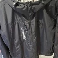 [S] LIFEWORK HOODIE JACKET,BLACK, LW221JP90340 (SLW114)