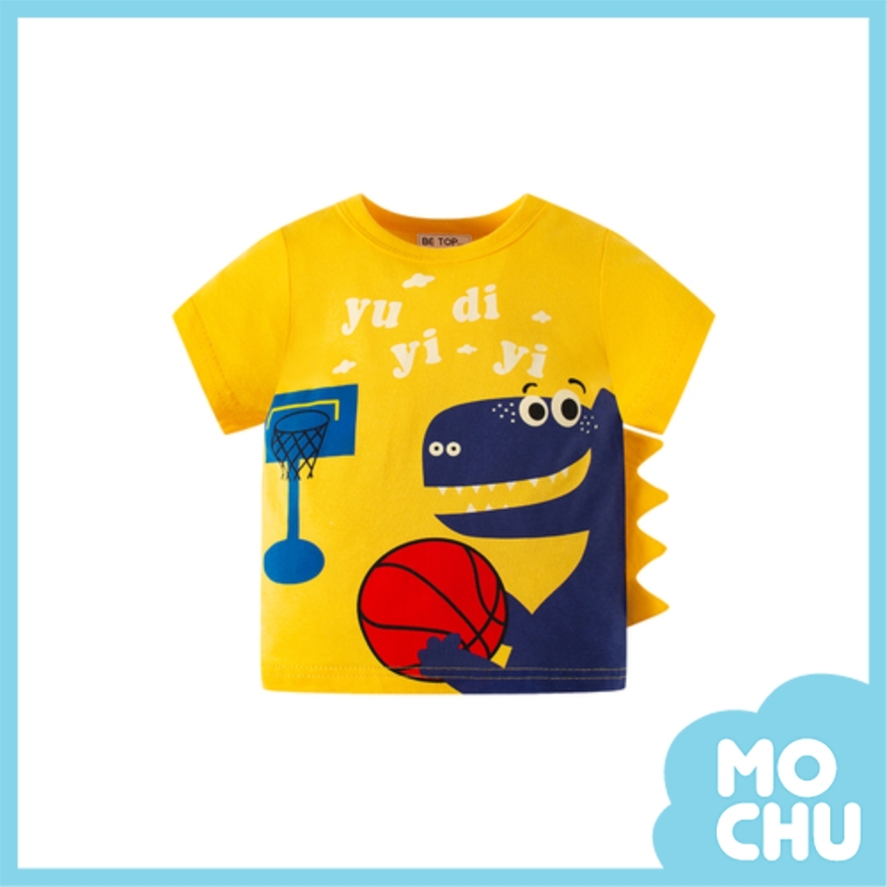 恐龍打籃球短袖上衣(兩色)