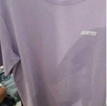 [S] GUESS COMMON BACK PRINT OVER FIT SHORT SLEEVE T-SHIRT,PURPLE, NM2K0373-LVT (SGU82)